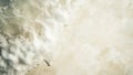 Soft Ocean Waves Lapping Calm Beige Sandy Beach Seashore Background Royalty Free Stock Photo