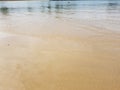 Soft Ocean waves on the sand Royalty Free Stock Photo