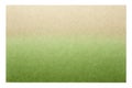 Soft olive dark green mixed color gradation with light pale green paint on blank craft environments friendly recycled cardboard Royalty Free Stock Photo
