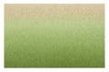 Soft olive dark green mixed color gradation with light pale green paint on blank craft environments friendly recycled cardboard Royalty Free Stock Photo