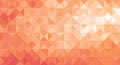 Soft orange low poly triangle sharp abstract background vector illustration design Royalty Free Stock Photo