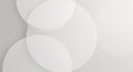 soft overlapping circles in a minimalist design Royalty Free Stock Photo