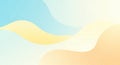 Soft pastel abstract background with flowing organic shapes and subtle geometric patterns in light blue and yellow Royalty Free Stock Photo