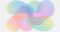 Soft Pastel Abstract Fluid Shapes Background Royalty Free Stock Photo