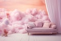 Soft and pastel-colored textures that evoke a dreamy and whimsical feel. background