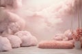 Soft and pastel-colored textures that evoke a dreamy and whimsical feel. background