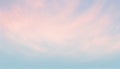 Soft pastel colors blend in tranquil sunset over clear sky generated by AI