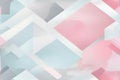 Soft pastel cubist texture on grey background Royalty Free Stock Photo