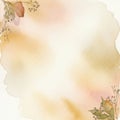 Soft pastel floral frame Royalty Free Stock Photo