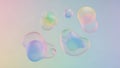 Soft Pastel Fluid Shapes Abstract Background Royalty Free Stock Photo