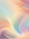 A soft, pastel, fractal with copy space