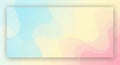 Soft pastel gradient background with flowing organic shapes and subtle shadow effect Royalty Free Stock Photo