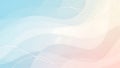 Soft Pastel Gradient Background Modern Abstract Wavy Shapes Calm Blue Pink Cream Design Element Royalty Free Stock Photo