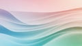 Soft pastel gradient waves of pink, blue, and green with subtle light and shadow abstract Royalty Free Stock Photo
