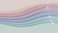 Soft Pastel Gradient Waves with Subtle Light Reflections Creating a Gentle and Soothing Abstract Background with Smooth Curves and Royalty Free Stock Photo
