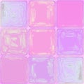 Soft pastel pink abstract cubes crystal tiles background image