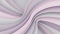 Soft pastel pink and grey curved layers creating a gentle swirling tunnel effect with subtle shadows and a smooth gradient Royalty Free Stock Photo
