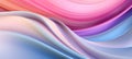 Soft pastel pink purple satin silk swirl wave background banner - Abstract textile fabric material, Generative AI