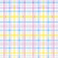 Soft pastel plaid pattern background Royalty Free Stock Photo