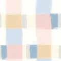 Soft Pastel Plaid Pattern in Winter Tones for Seamless Design Applications Royalty Free Stock Photo