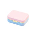 Soft Pastel School Pencil Case Floating On Clean Background Royalty Free Stock Photo
