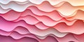Soft Pastel Texture Pattern with Wavy Layers in Shades of Pink and White for Text Overlay Space Royalty Free Stock Photo