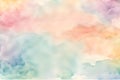 Soft pastel watercolor background with artistic strokes