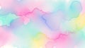 Soft Pastel Watercolor Texture Background Abstract Artistic Paint Blend Colorful Gradient Design Royalty Free Stock Photo