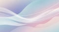 Soft Pastel Waves Background with Flowing Lines Royalty Free Stock Photo