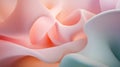 Soft pastel waves create a calming abstract background with gentle flowing shapes design Royalty Free Stock Photo