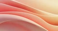 Soft Peach and Yellow Gradient Waves Abstract Background with Subtle Texture and Gentle Curves Royalty Free Stock Photo