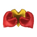 Soft pillow shape heart fabric