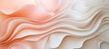 Soft pink and beige abstract background with flowing waves, creating serene and calming atmosphere. Ideal for design projects and Royalty Free Stock Photo