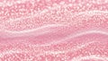 Soft Pink Glitter Waves Sparkling with Tiny Light Refractions Creating a Shimmering Textured Background Effect Royalty Free Stock Photo