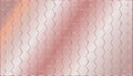 Soft pink honeycomb hexagon pattern background Royalty Free Stock Photo