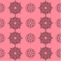 Soft pink pattern with line technique design Royalty Free Stock Photo