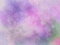Soft pink purple violet and grey green splashed background smear and gouache texture with blob