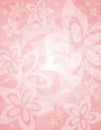 Soft Pink Spring Floral Background