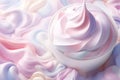 Soft Pink Strawberry Yogurt Background Texture