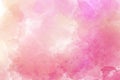 Soft pink watercolor splash. abstract textured gradient on white background