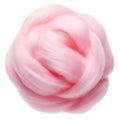 Soft pink and white wool roving texture Royalty Free Stock Photo