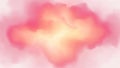 Soft Pink and Yellow Watercolor Cloud or Smoke Abstract Background Royalty Free Stock Photo