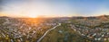 Soft pinkish blue sunrise over Townsville