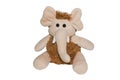 Soft plush toy mammoth