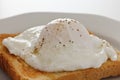 Soft poached egg Royalty Free Stock Photo