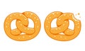 Soft pretzel illustration