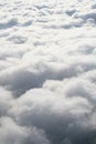 Soft puffy white cotton candy clouds Royalty Free Stock Photo