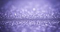 Soft purple glitter bokeh background with shallow depth of field Royalty Free Stock Photo