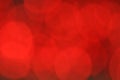 Soft red bokeh in night.moving red glitter lights, defocused light reflections loopable red bokeh background