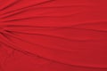 Valentine inspired abstract flowing red fabric background Royalty Free Stock Photo